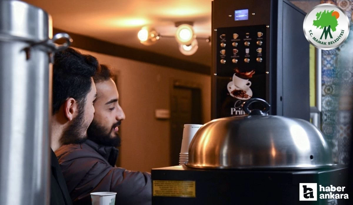 Mamak Belediyesi Uyanık Kütüphanelerde kahve ikramlarına başladı