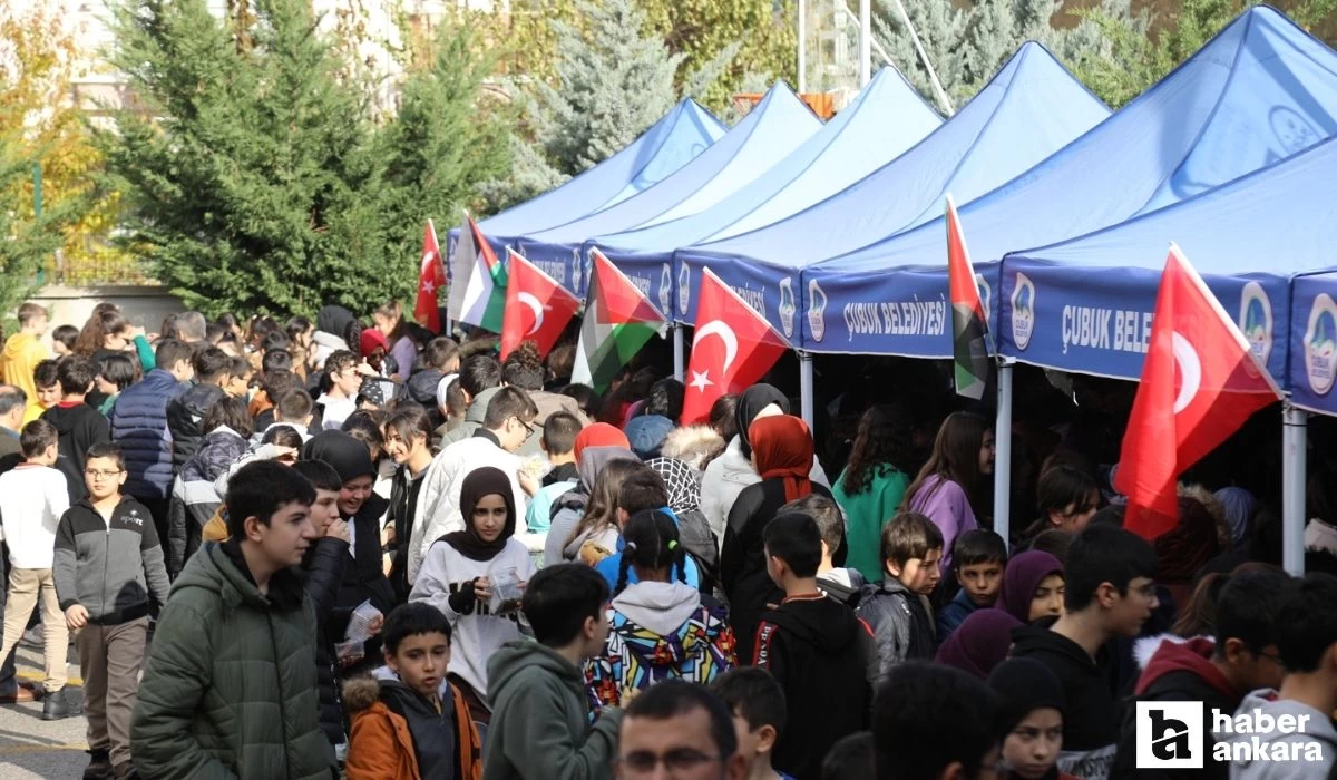 Ankara Çubuk'ta Gazze yararına kermes düzenlendi!