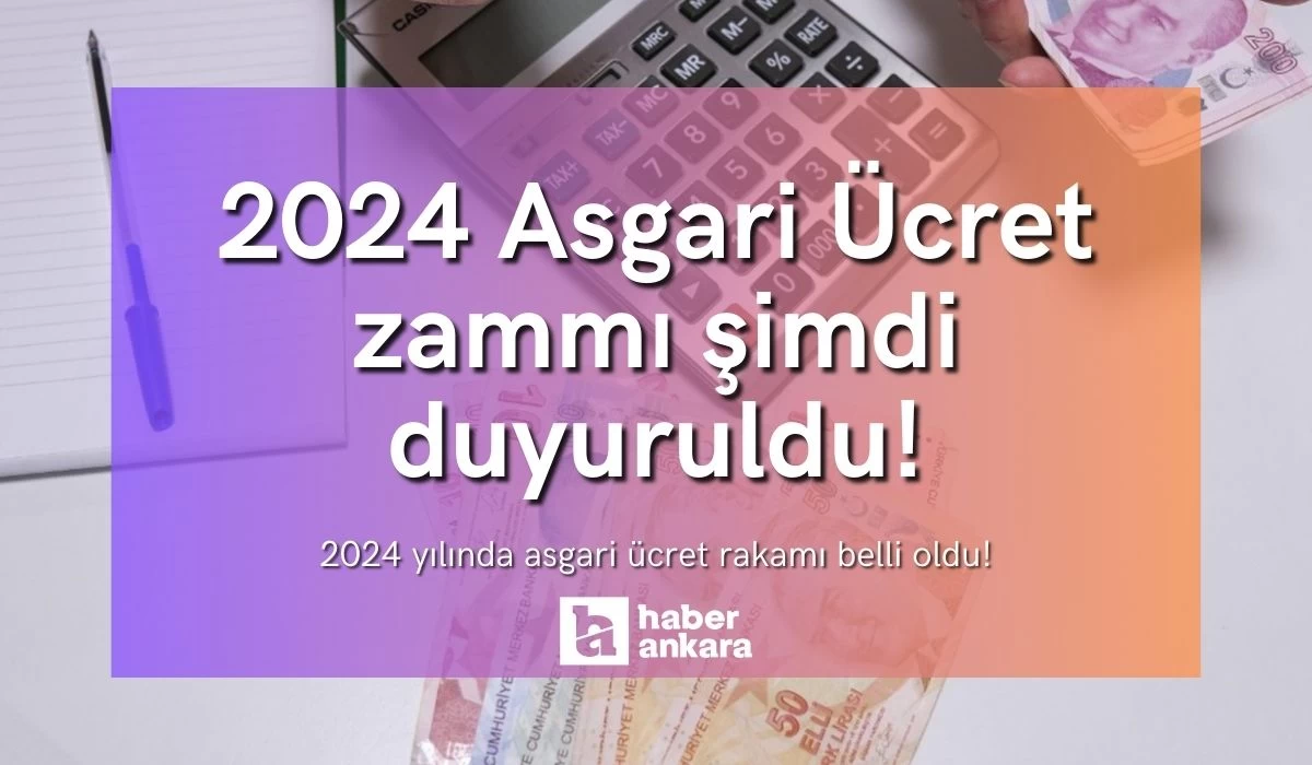 2024 Asgari Ücret zammı şimdi duyuruldu! Asgari ücret 17002 TL oldu