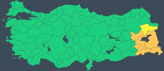 Meteoroloji 7 il için sarı ve turuncu kodlu kar yağışı uyarısı verdi!