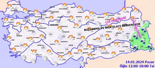 Türkiye resmen buz kesecek! Meteoroloji'den ülke geneli buzlanma ve don uyarısı geldi - Resim : 2