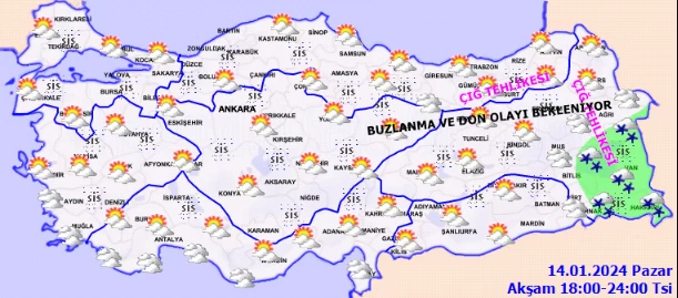 Türkiye resmen buz kesecek! Meteoroloji'den ülke geneli buzlanma ve don uyarısı geldi - Resim : 3