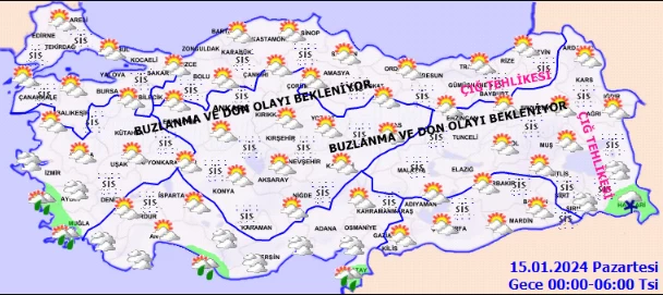 Türkiye resmen buz kesecek! Meteoroloji'den ülke geneli buzlanma ve don uyarısı geldi - Resim : 4