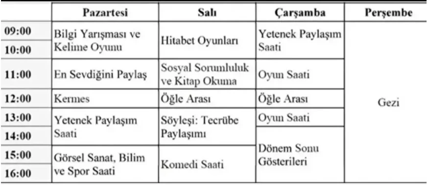 Okulun son haftası yoklama alınır mı, ders var mı, son hafta ders işlenecek mi? - Resim : 2