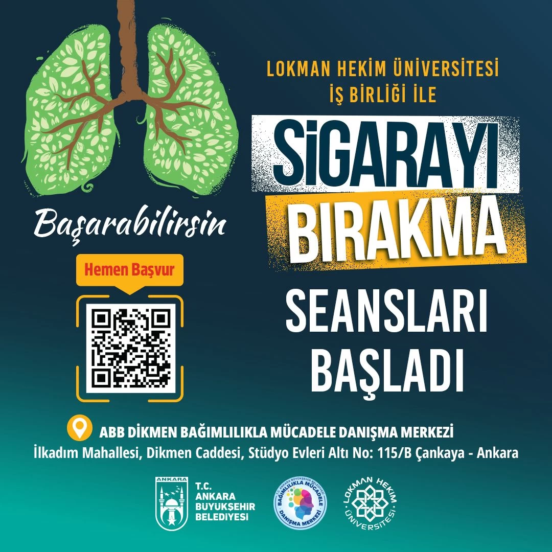 Ankara Büyükşehir Belediyesi sigarayı bırakmak isteyenler için ücretsiz eğitim verecek!