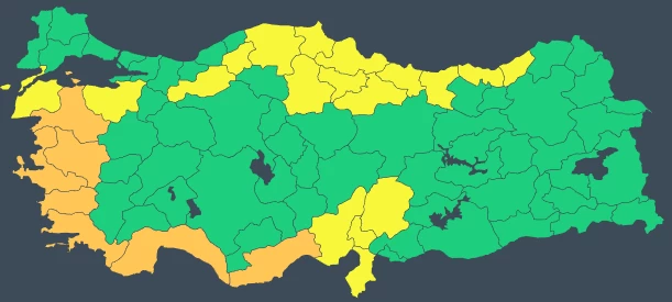 Kış resmen geldi! Meteoroloji'den 25 il için sarı ve turuncu kodlu uyarı