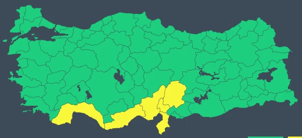 O saatlerde sakın dışarı çıkmayın! Meteoroloji sarı kodlu uyarı ile sağanak yağışı duyurdu