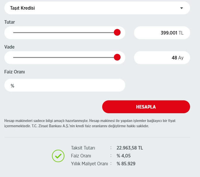 Ziraat Bankası taşıt kredisinde musluğu bir açtı pir açtı! Günlük 765 TL taksitle 48 ay vadeli krediye başvuran aracına kavuşuyor - Resim : 2