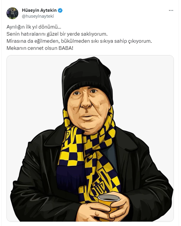 Ankaragücü'ne adanmış bir hayat! Basın Sözcüsü Aytekin babasının vefatının 1.yılını andı