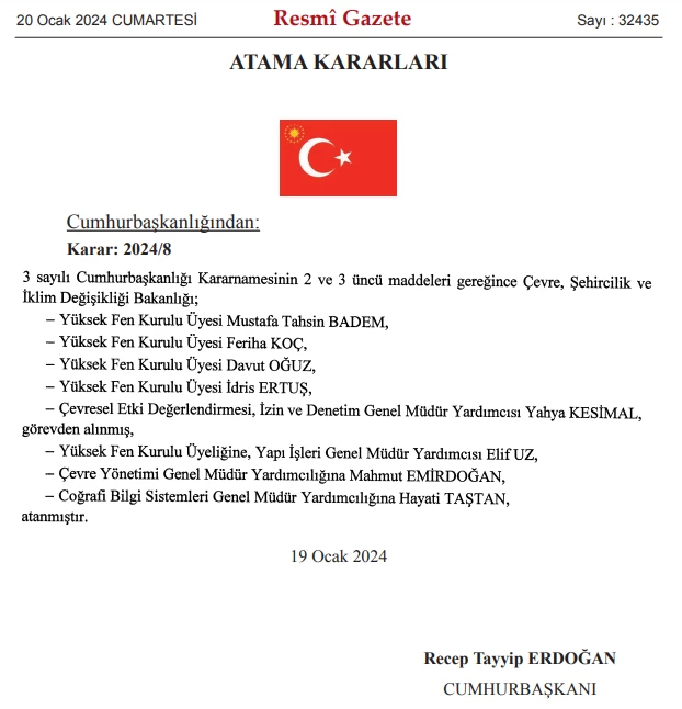 Resmi Gazete'de Cumhurbaşkanı imzası ile yayımlandı! Ankara'nın İl Milli Eğitim Müdürü değişti - Resim : 3