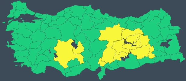 Balkanlardan gelen soğuk hava ülkeyi etkisi altına aldı! MGM 13 il için sarı kodlu uyarı yayımladı