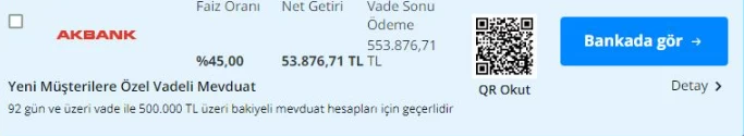 TL'si olan elinde bekletmeyecek o bankaya koşar adım gidecek! 92 günlük mevduat faizinin musluğu  açıldı fırsat treni kaçmasın - Resim : 3