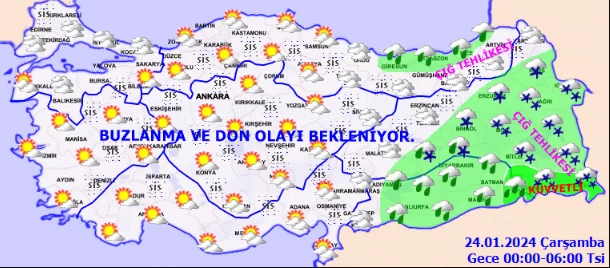 Meteoroloji'den kuvvetli kar yağışı uyarısı geldi! Buzlanma ve don olayı bekleniyor