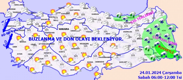 Meteoroloji'den kuvvetli kar yağışı uyarısı geldi! Buzlanma ve don olayı bekleniyor - Resim : 2