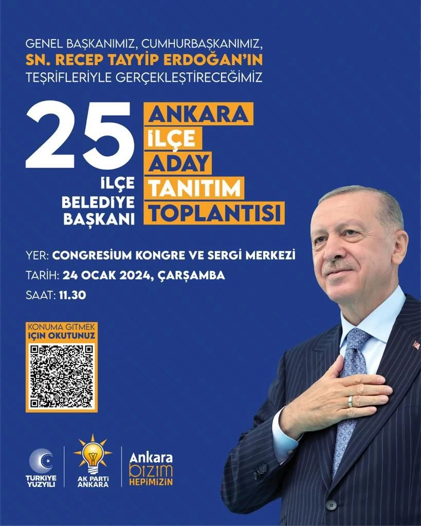 Cumhurbaşkanı Erdoğan AK Parti Ankara ilçe belediye başkan aday tanıtım toplantısında konuşuyor!