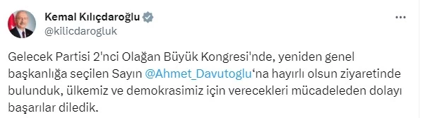 Kemal Kılıçdaroğlu, Ahmet Davutoğlu ile bir araya geldi!