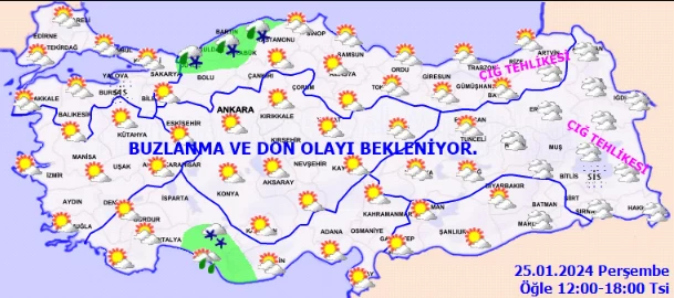 Kar yağışına karşı dikkat! Meteoroloji 7 il için sarı kodlu uyarı yayımladı - Resim : 2