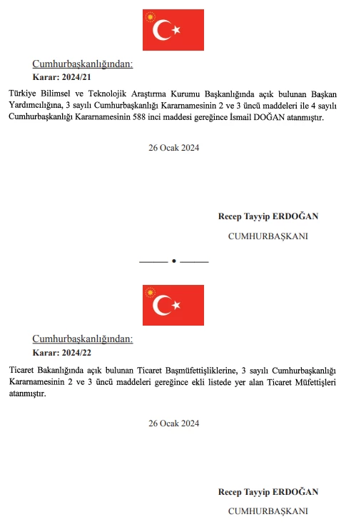 Atama kararları Resmi Gazete'de! 3 ilin emniyet müdürü, 127 ilçenin kaymakamı ve 20 vali yardımcısı değişti - Resim : 4