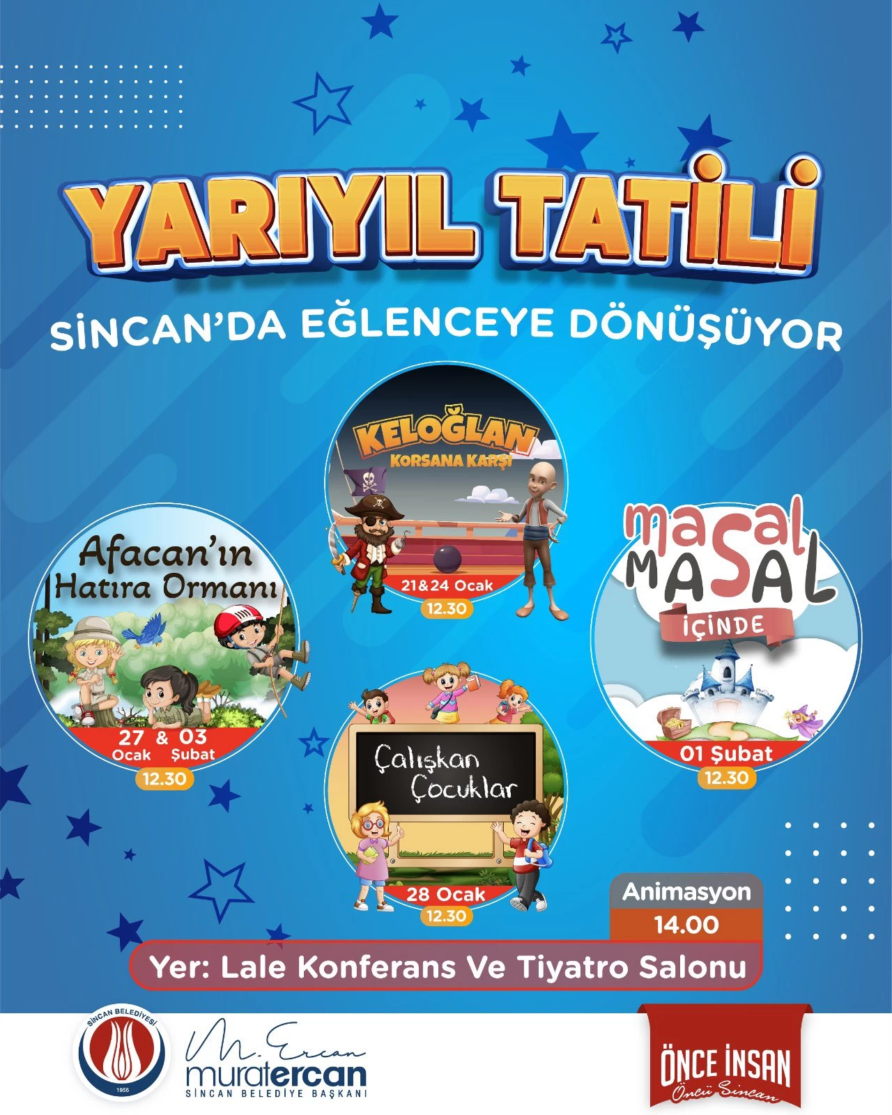 Yarıyıl tatili heyecanı Sincan'da yaşanıyor!