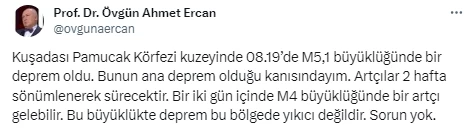 İzmir depreminin ardından o isim açıkladı! 2 hafta boyunca devam edecek artçılar peş peşe gelebilir - Resim : 2