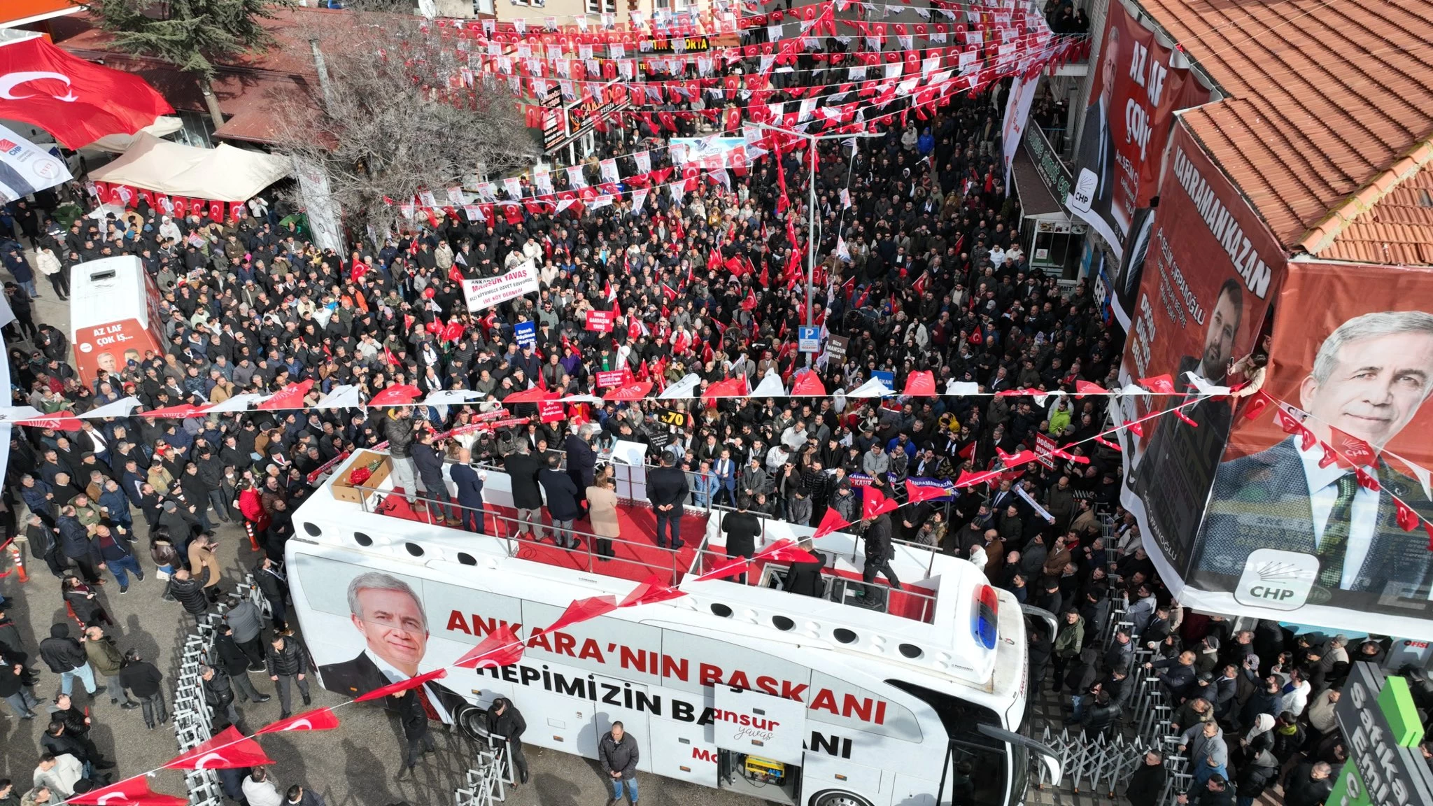 ABB Başkanı Yavaş ikinci Seçim Koordinasyon Merkezi’ni Kahramankazan ilçesinde açtı! - Resim : 3