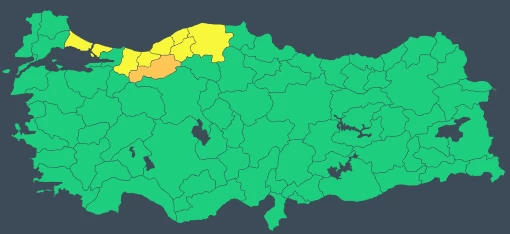 6 il için kritik açıklama geldi! Meteoroloji sarı ve turuncu kodlu uyarı yaptı