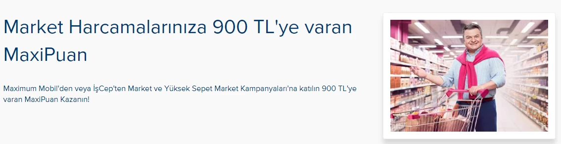 Cüzdanında İş Bankası kartı olanlar markete gidecek! 900 lira cüzdanınızda kalacak