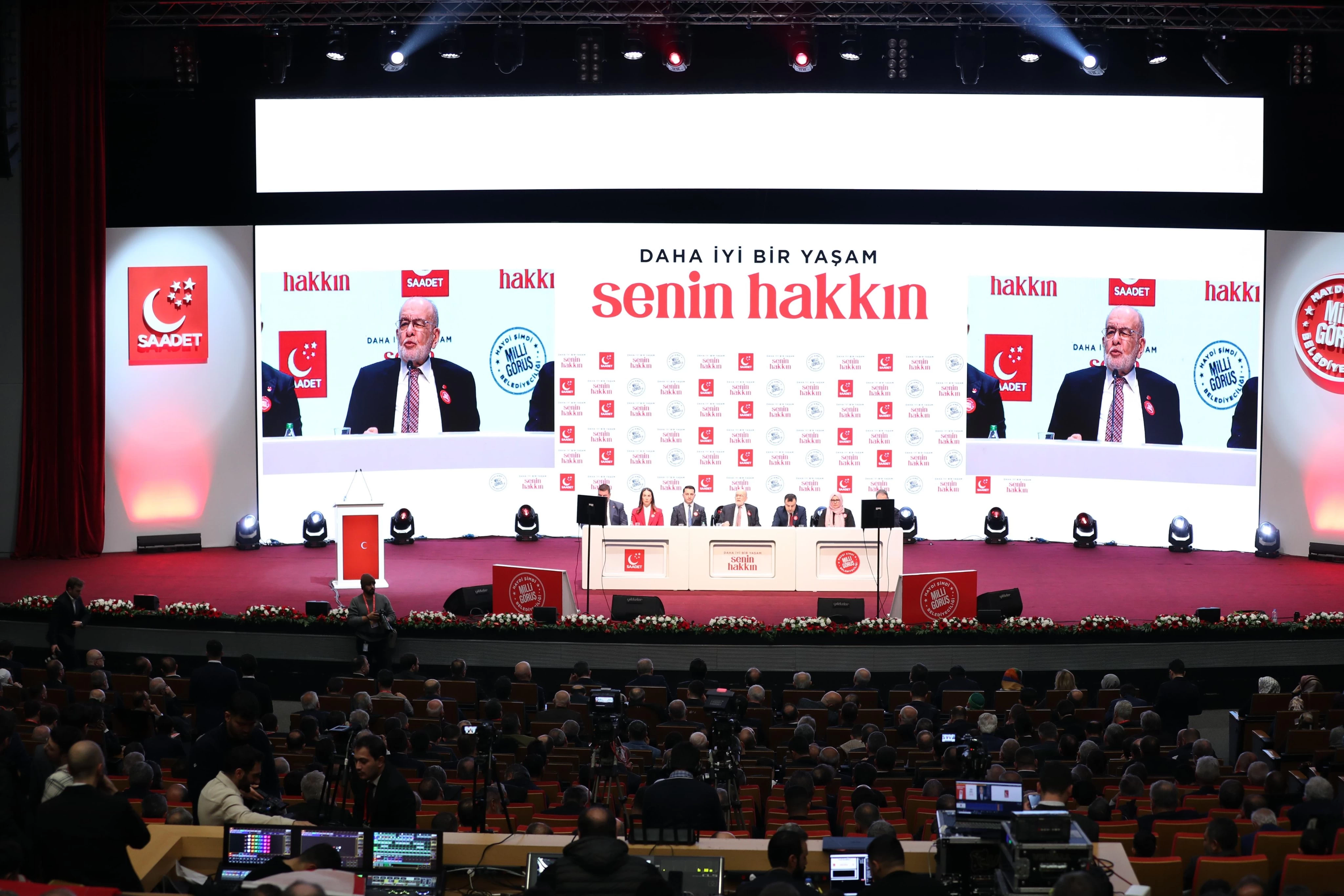 Saadet Partisi lideri Temel Karamollaoğlu Ankara adaylarını açıkladı!