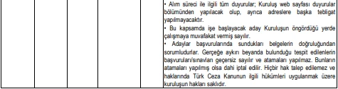 Kıyı Emniyeti Genel Müdürlüğü 12 kişilik daimi işçi alımı yapacak! - Resim : 2