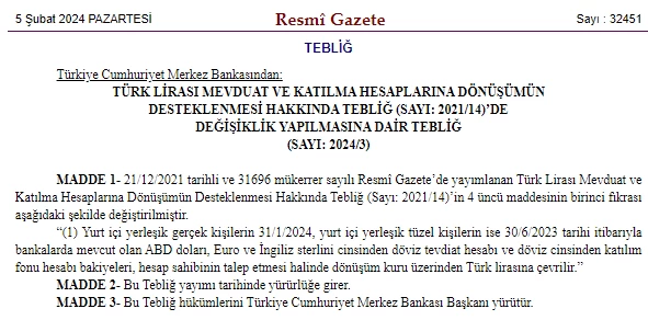 Resmi Gazete'de yayımlandı! Merkez Bankası, Türk Lirası zorunlu karşılıklara faiz uygulayacak