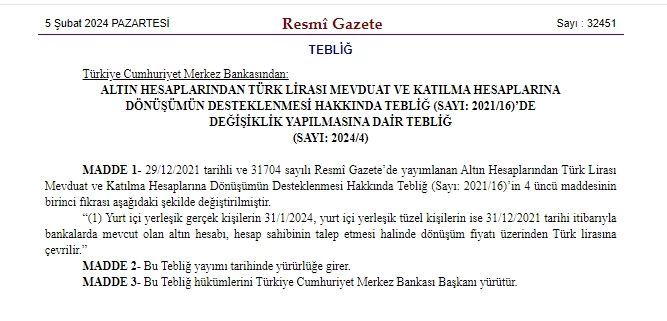 Mevduat faizinde parası olan milyonları ilgilendiren karar Resmi Gazete'de! Merkez Bankası faizi artıracak - Resim : 3