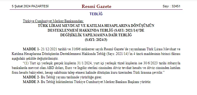 Mevduat faizinde parası olan milyonları ilgilendiren karar Resmi Gazete'de! Merkez Bankası faizi artıracak - Resim : 2