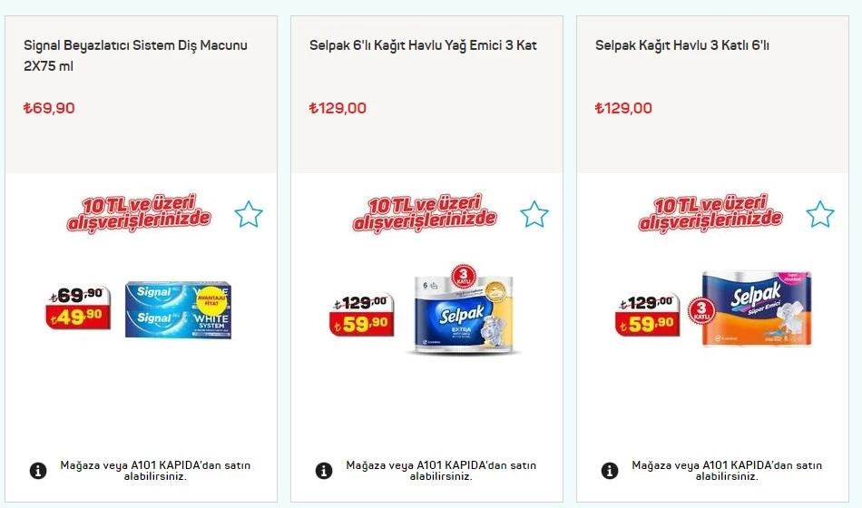 A101 indirimin dibine vurdu! Tuvalet kağıdı olan olmayan alsın 149.90 TL'den 64.50 TL'ye düştü - Resim : 3