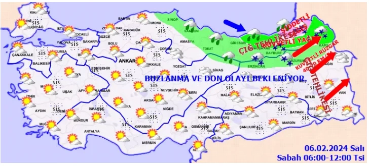 12 ilde alarm verildi kuvvetli kar yağışı başlayacak! Sarı ve turuncu kodlu uyarılar geçildi geliyor gelmekte olan - Resim : 3