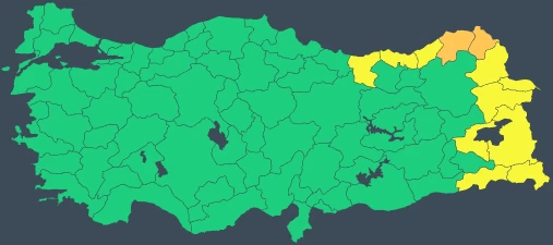 Çığ tehlikesine karşı dikkat! Meteoroloji 12 ilde sarı ve turuncu kodlu alarm verdi