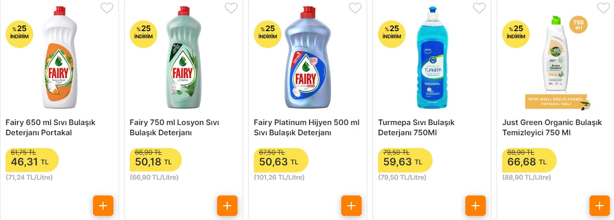 Bulaşık deterjanında dev indirim fiyatlar yüzde 25 indi! 43 TL'den satışlar başladı marketin kapısını es geçmeyin - Resim : 4