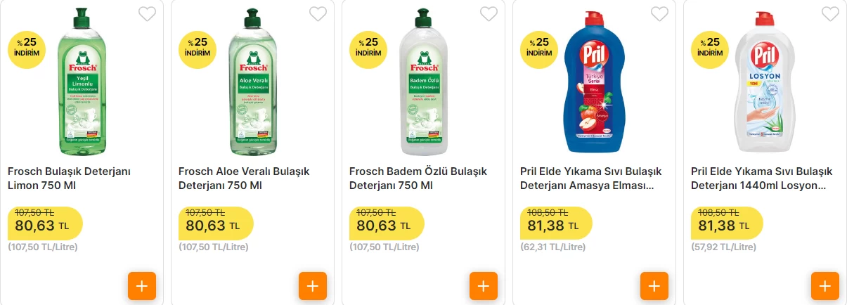 Bulaşık deterjanında dev indirim fiyatlar yüzde 25 indi! 43 TL'den satışlar başladı marketin kapısını es geçmeyin - Resim : 5