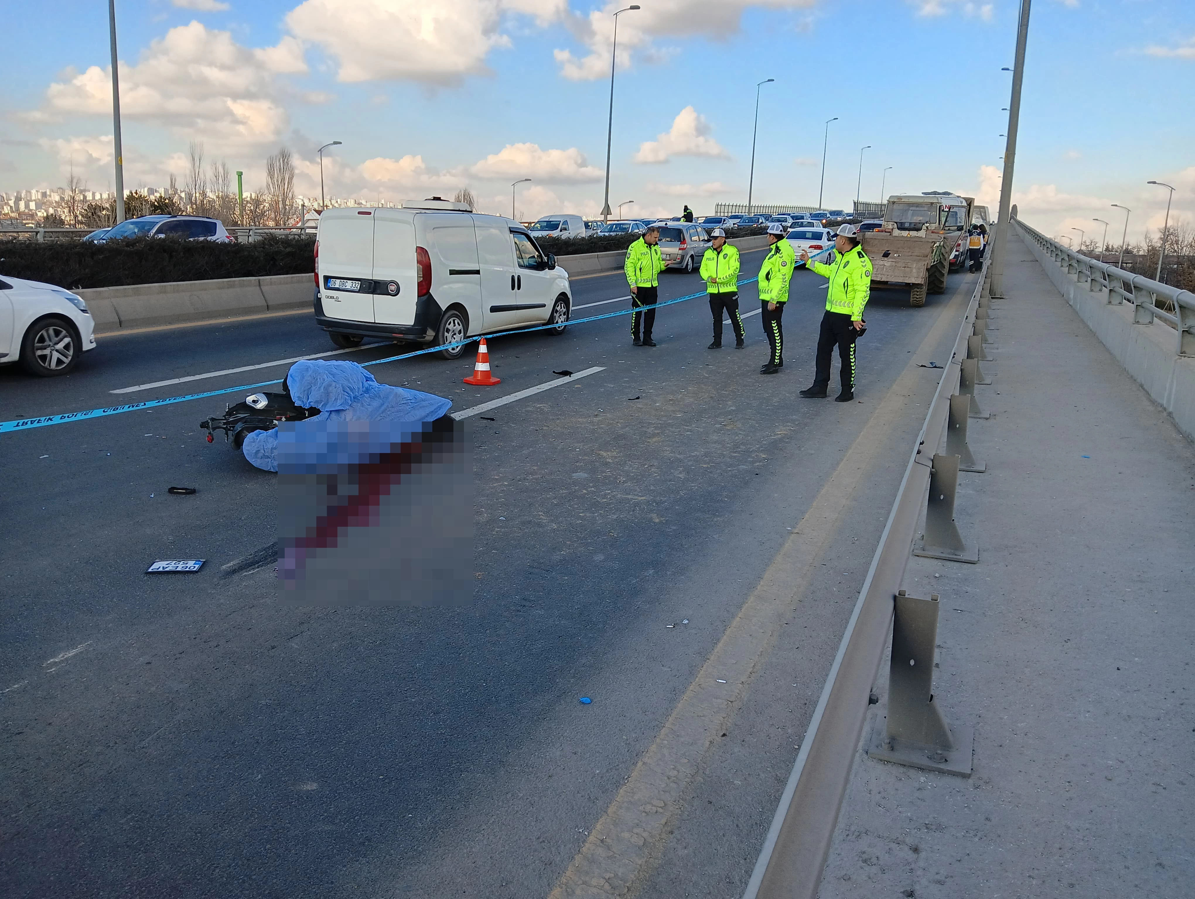 Ankara'da traktöre çarpan motosiklet sürücüsü hayatını kaybetti!