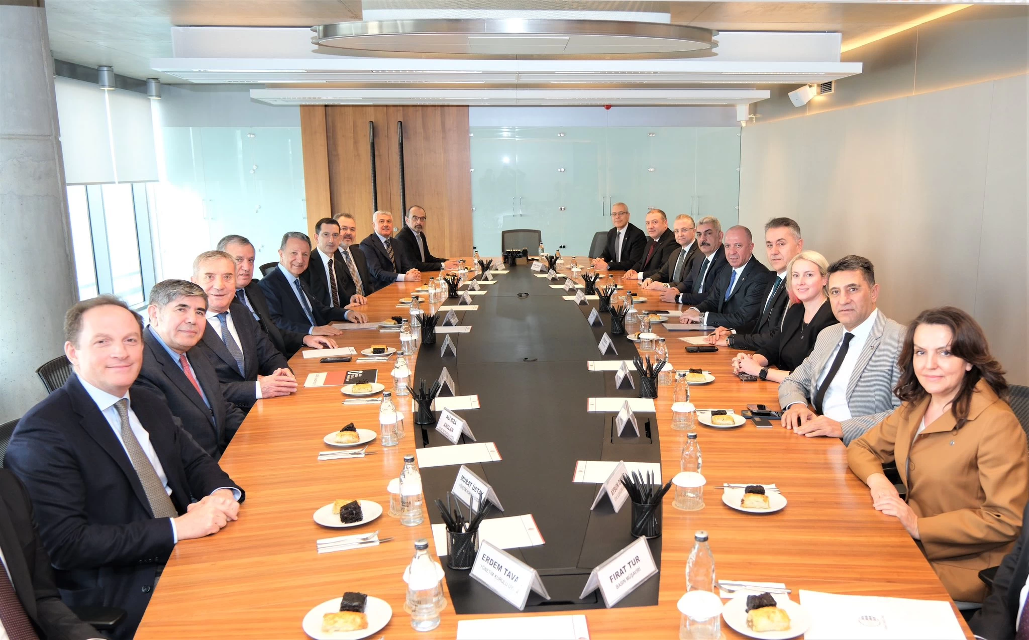 ASO Başkanı Seyit Ardıç, Türkiye Müteahhitler Birliğini ziyaret etti