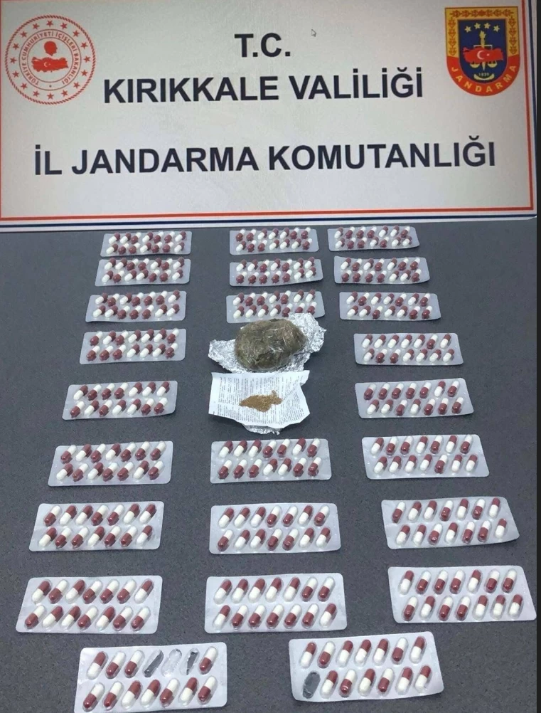 Kırıkkale Ankara Karayolunda yasaklı madde operasyonu! 1kişi tutuklandı