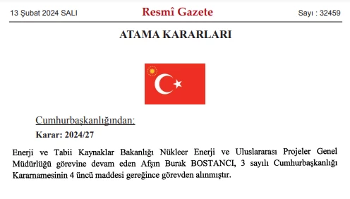 Cumhurbaşkanı Erdoğan imzaladı! 13 Şubat tarihli Resmi Gazete atama kararları yayımlandı