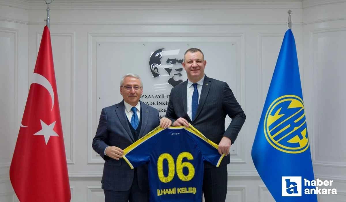 Ankaragücü'nden MKE Genel Müdürü Keleş'e ziyaret