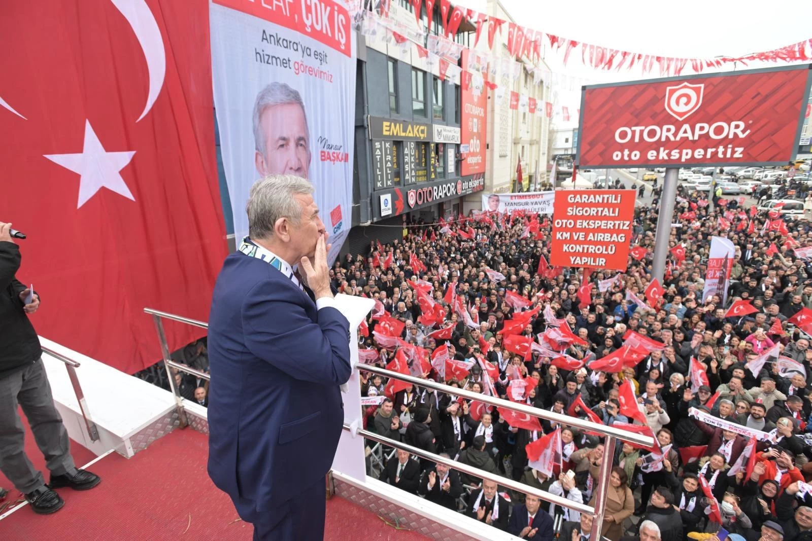 CHP Genel Başkanı Özel, Ankara Etimesgut Seçim Koordinasyon Merkezinin açılışına katıldı! - Resim : 3