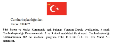 16 Şubat tarihli Cumhurbaşkanlığı atama kararları Resmi Gazete'de yayımlandı! - Resim : 4