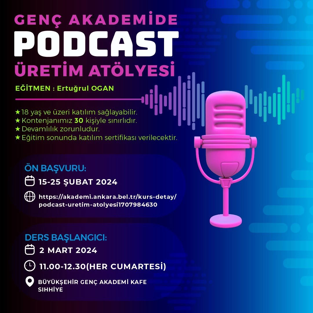 ABB'den ücretsiz Podcast yayıncılığı eğitimi! Başvurular başladı