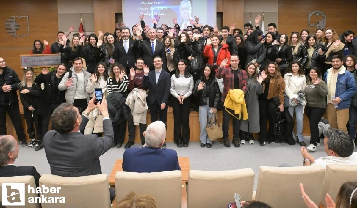 ABB Başkanı Mansur Yavaş, Atılım Üniversitesi'nde gençlerle buluştu!