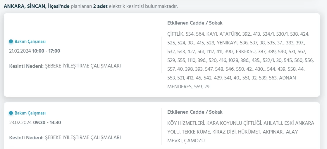 Beypazarı Yenimahalle Sincan Keçiören Gölbaşı ilçelerinde yaşayan Ankaralılar buraya! Uyarı verildi birazdan başlayacak - Resim : 2