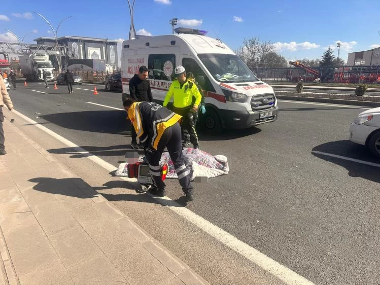 Ankara Polatlı'da yaya geçidini kullanmayan yaşlı adam hayatını kaybetti!