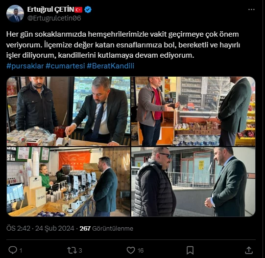 Pursaklar Belediye Başkanı Çetin ilçe sakinleriyle bir arada!