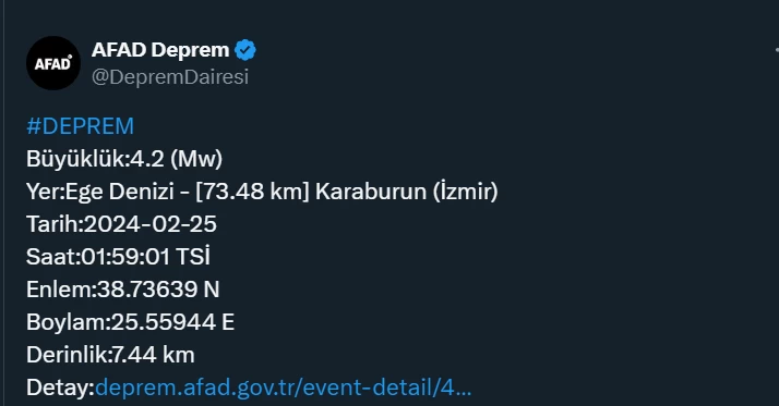 İzmir'de deprem mi oldu? AFAD'dan korkutan Ege Denizi açıklaması